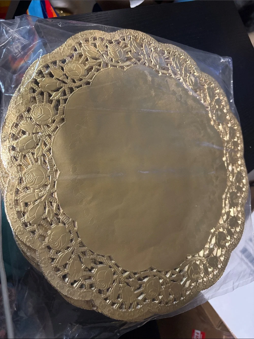 Amazon round metallic
